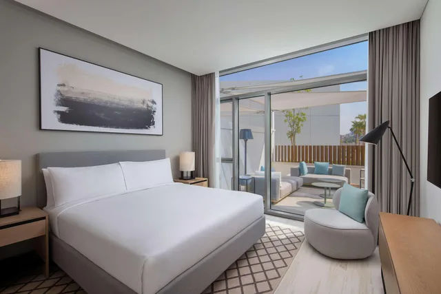 شقة بسرير مزدوج بغرفة نوم واحدة، DoubleTree by Hilton Abu Dhabi Yas Island Residences 1/2