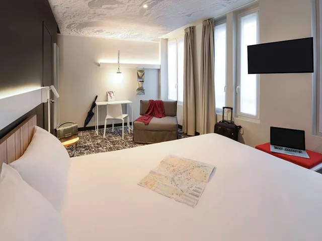 غرفة قياسية بسرير مزدوج وسرير فردي، Ibis Paris Gare De L Est 10Eme 3/7