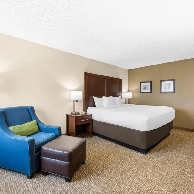 غرفة بسرير كينج يُسمح فيها بالحيوانات الأليفة، Comfort Inn Suites Pueblo 1/4