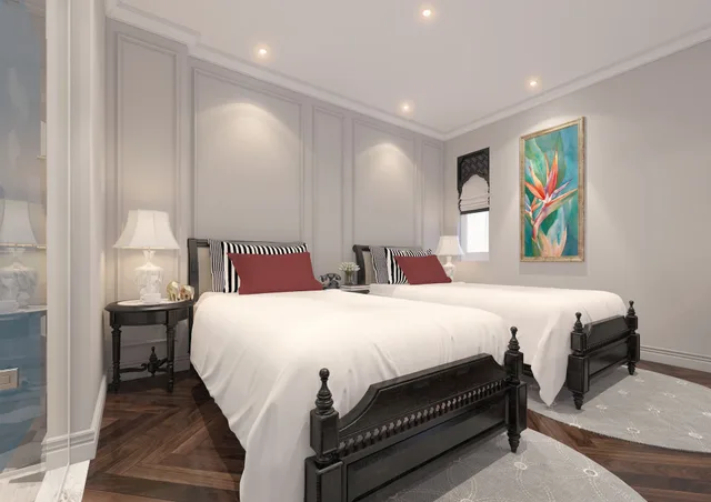 غرفة ديلوكس بسريرين منفصلين بغرفة نوم واحدة، HANOI GRACEFUL HOTEL 5/10