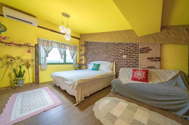 غرفة قياسية بسرير كوين بشرفة، Cat Sky Country Homestay 1/3