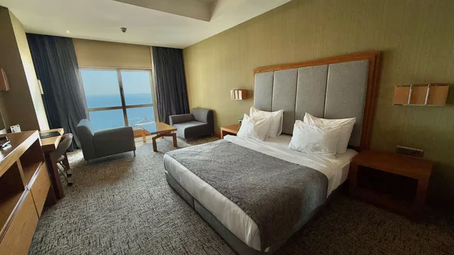 غرفة بسرير مزدوج بإطلالة على البحر، The Green Park Pendik Hotel and Convention Center 3/10