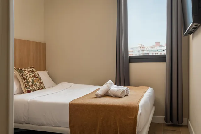 غرفة قياسية مفردة بسرير مزدوج، Aerohotel Barcelona Airport 24h 1/1