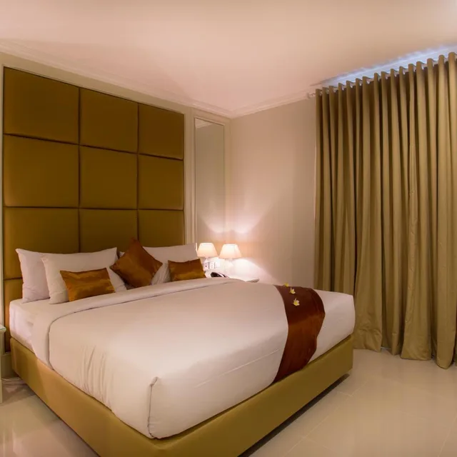 غرفة ديلوكس بسرير مزدوج بشرفة، Amalfi Seminyak 2/10