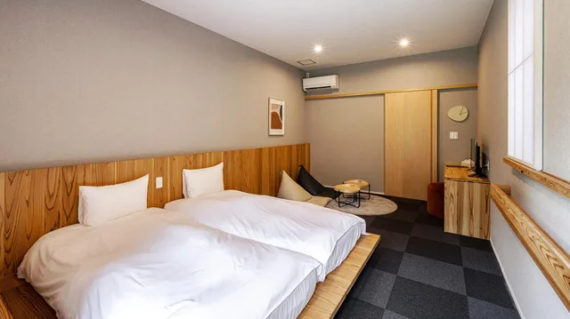 غرفة قياسية بسريرين منفصلين، Beppu Hotel Negura 5/10