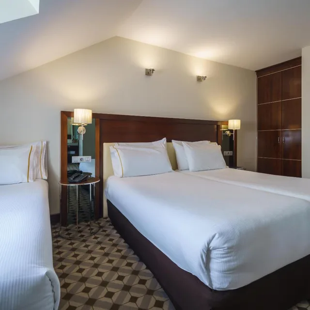 غرفة بسرير مزدوج مع سرير إضافي، Eurostars Gran Via 1/10