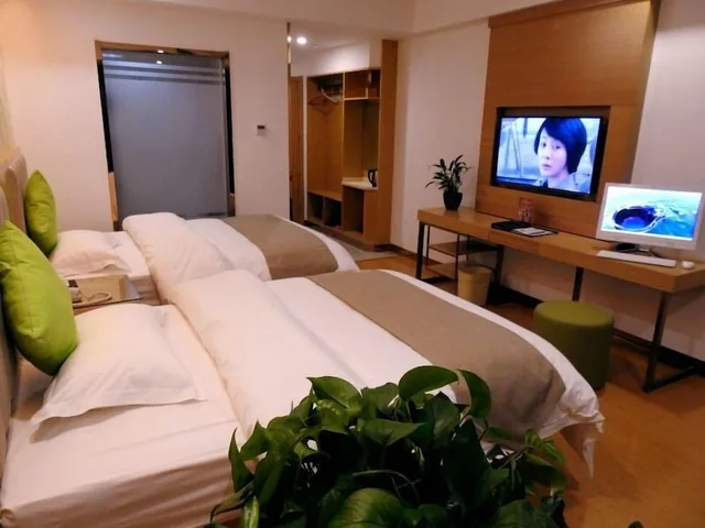 غرفة سوبيريور بسريرين منفصلين، GREENTREE INN HEFEI FEIDONG NEW DISTRICT HUISHANG CITY EXPRESS HOTEL 3/3