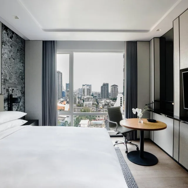 جناح مع دخول صالة النادي، Marriott Bangkok Hotel the Surawongse 2/8