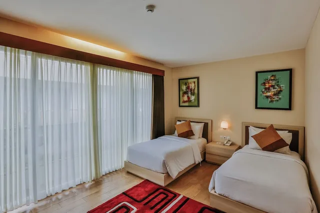 غرفة ديلوكس بسرير فردي بغرفة نوم واحدة، d'Nusa Beach Club and Resort 3/7