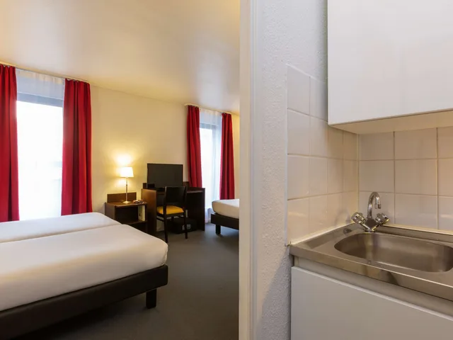 استوديو بسرير مزدوج وسرير فردي، Aparthotel Adagio Access la Defense Leonardo da Vinci 8/9