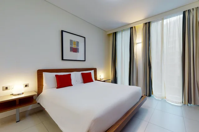 شقة بسريرين مزدوجين بـ3 غرف نوم، Aparthotel Adagio Abu Dhabi Al Bustan 1/10