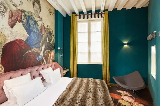 غرفة سوبيريور بسرير كوين، Hotel Du Petit Moulin 2/6