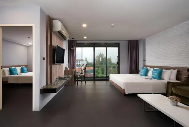 جناح عائلي بإطلالة على الجبل بغرفتي نوم، Cross Vibe Chiang Mai Decem 3/10