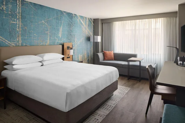 غرفة بسرير كينج أو سرير مزدوج، Washington Marriott At Metro Center 5/10