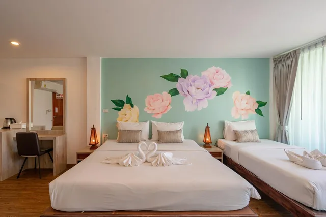 غرفة ديلوكس ثلاثية، B House Chiangmai Hotel 1/10