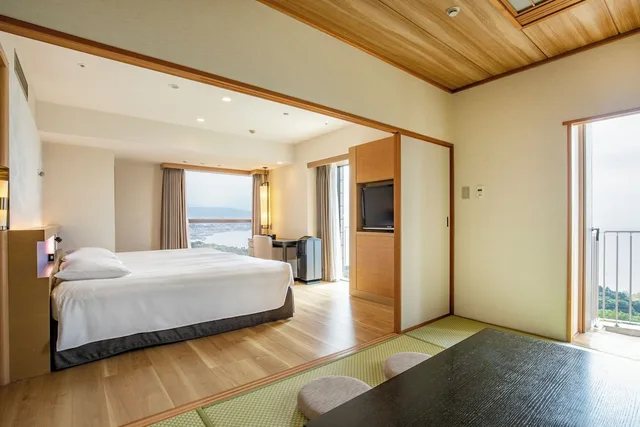 جناح ياباني ركني بسريرين منفصلين، Hilton Odawara Resort And Spa 4/5
