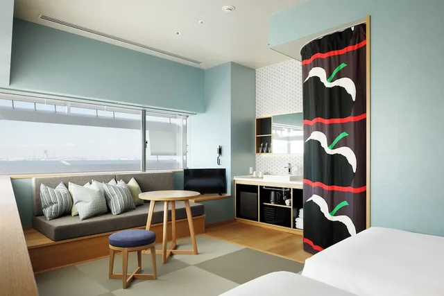 غرفة ركنية بسريرين منفصلين، OMO7 Osaka by Hoshino Resort 3/5