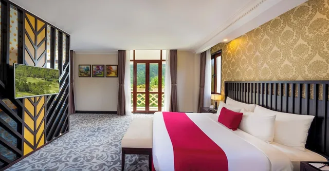 جناح بسرير كينج بإطلالة على الجبل، Swiss-Belresort Tuyen Lam Dalat 1/7