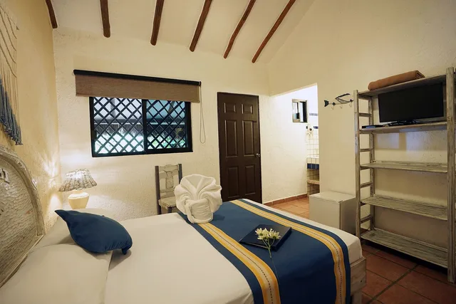 كابينة بسرير مزدوج، Hotel Colibri Beach 4/10