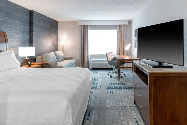 غرفة ديلوكس بسرير كينج مع أريكة، Hilton Garden Inn Arlington Courthouse Plaza 1/6
