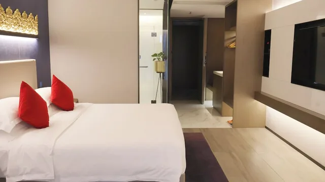 غرفة ديلوكس بسرير كينج، Tian Yi International Hotel 4/10