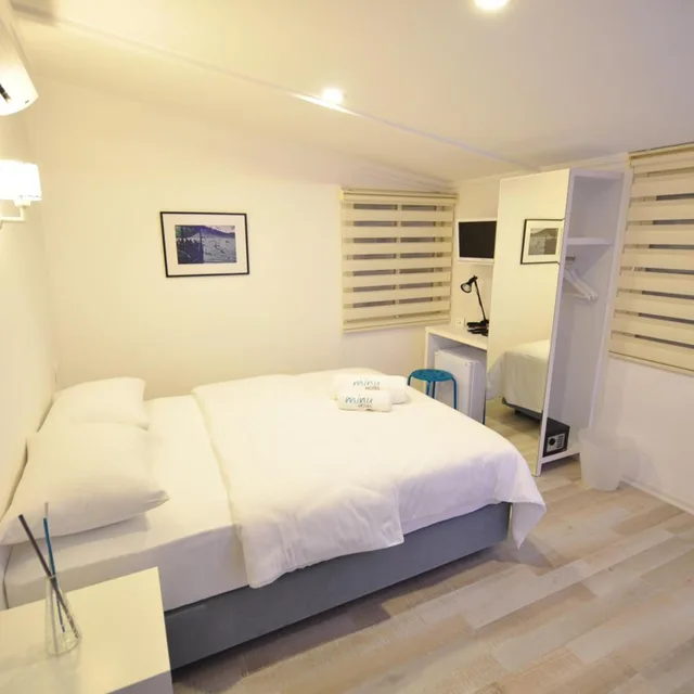 غرفة بسرير مزدوج أو سريرين منفصلين، Minu Hotel 8/10
