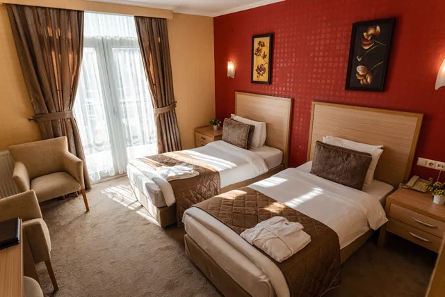 غرفة قياسية بسرير مزدوج أو سريرين منفصلين، Atabay Termal Hotel 2/10