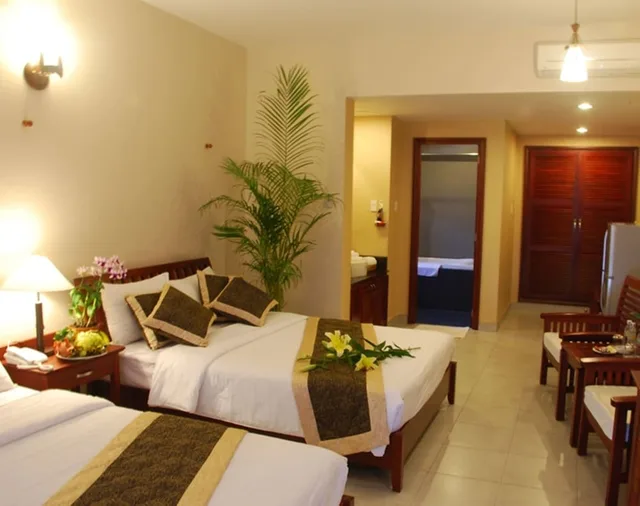 غرفة ديلوكس بسرير مزدوج بإطلالة على الحديقة، Canary Beach Resort 4/4