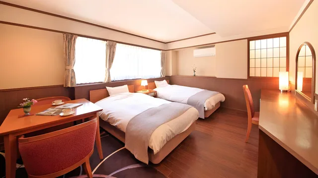 غرفة كومفورت بسريرين منفصلين، Hotel Tsubakino 1/1