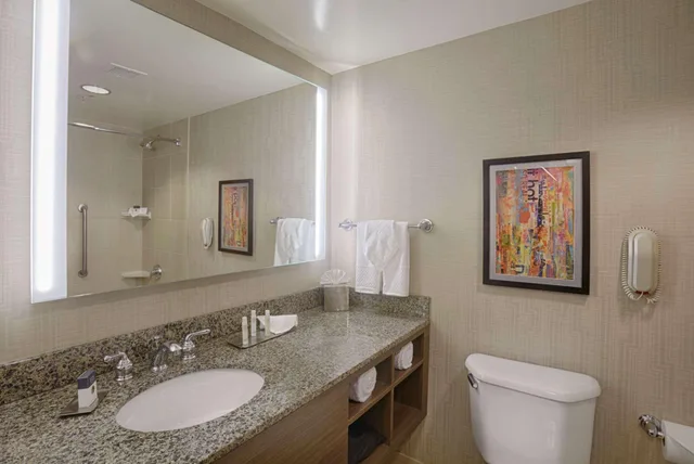 جناح بسرير كينج بغرفتين مع أريكة، DoubleTree by Hilton Hotel San Francisco Airport North 2/2