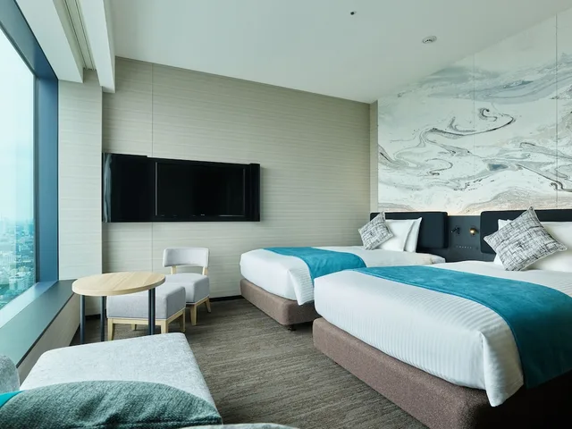 غرفة سوبيريور بسريرين منفصلين بإطلالة بحوض استحمام، Mitsui Garden Hotel Toyosu Premier 2/5