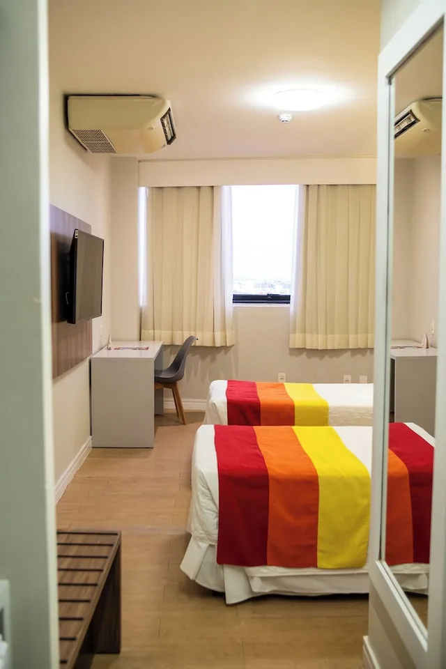 غرفة قياسية بسريرين منفصلين، Hotel Praia Centro 13/17