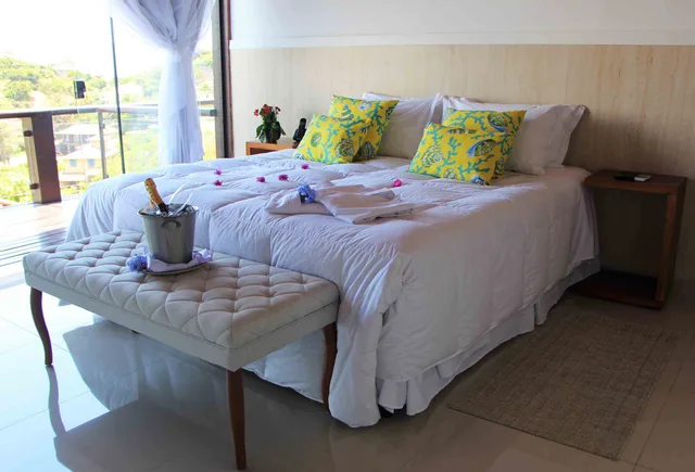 غرفة سوبيريور بسرير مزدوج بإطلالة على البحر، Ilha Branca Exclusive Hotel 4/10