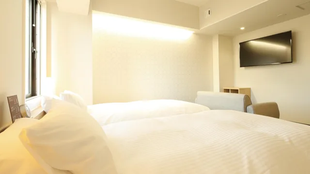غرفة قياسية بسريرين منفصلين لذوي الإعاقة، AB Hotel Yukuhashi 1/1