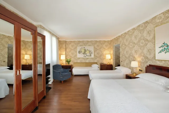 غرفة عائلية بسرير مزدوج مع أريكة، Starhotels Du Parc 1/10
