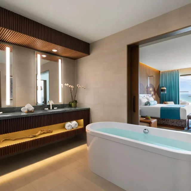 1 Bedroom, Swim Up, Platinum, Rock, Suite, Ocean Front، Hard Rock Hotel Los Cabos 4/6