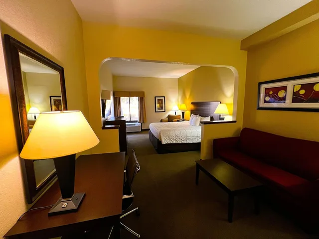 غرفة بسرير كينج مع أريكة، Comfort Inn & Suites Moss Point Pascagoula 1/1