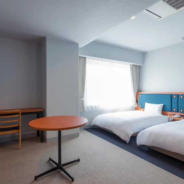 غرفة بسريرين منفصلين، Hotel Global View Tsuchiura 5/7