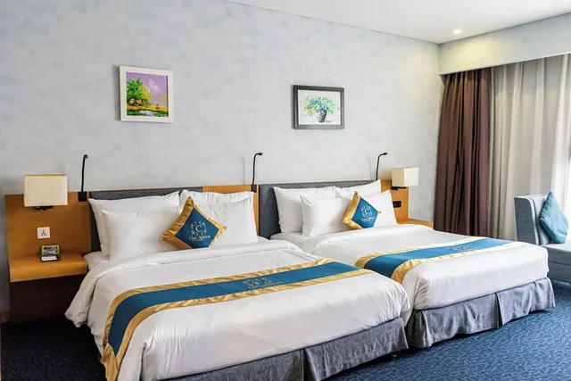 غرفة عائلية بسريرين مزدوجين، Ciao Saigon Hotel Spa 1/10