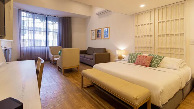 جناح ديلوكس بسريرين مزدوجين مع أريكة، Cartagena Suites de Manga 2/10