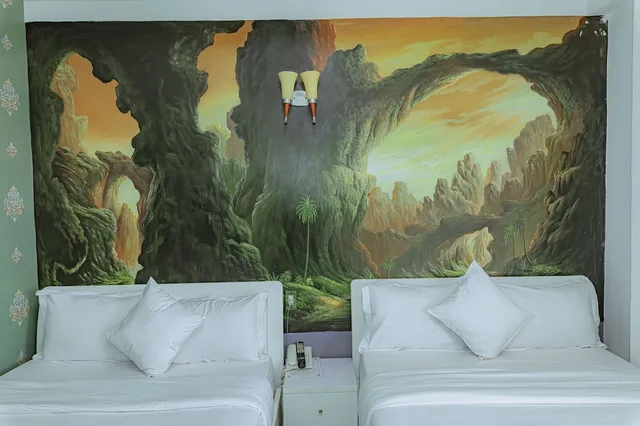 غرفة ديلوكس رباعية بسريرين مزدوجين بإطلالة على المدينة، Ken Apos S House Backpackers Downtown 5/9