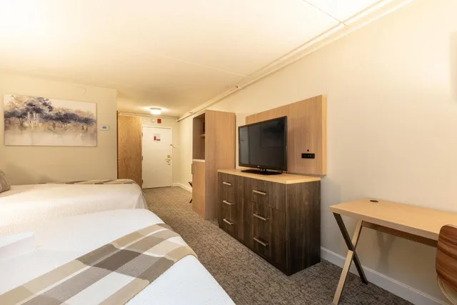 غرفة ديلوكس بسرير مزدوج، Fireside Inn Suites West Lebanon 7/10