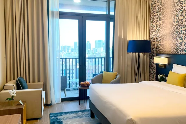 1 Bedroom, Double Bed, Creek View، Aparthotel Adagio Dubai Gold District 3/5