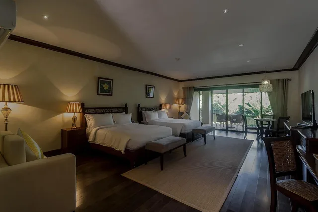 Room, 2 Queen Beds, Lagoon View، Espacio Verde Resort 1/2