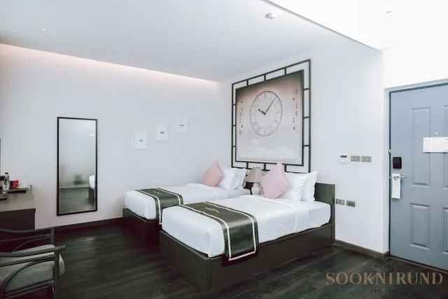غرفة ديلوكس بسريرين منفصلين، Sooknirund Hotel (SHA Extra Plus) 2/7