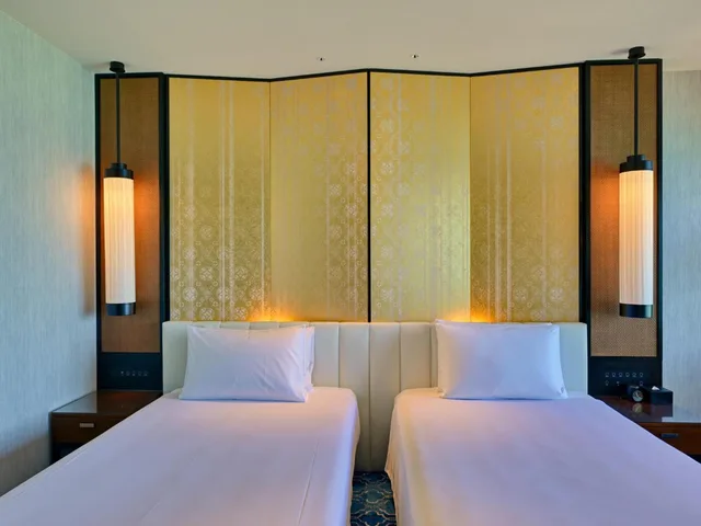 غرفة متصلة بريميير بسريرين منفصلين، Ryukyu Hotel and Resort Nashiro Beach 3/8