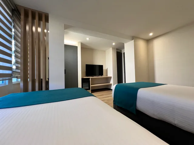 غرفة ديلوكس بسريرين مزدوجين، Hotel Grand Park 5/8