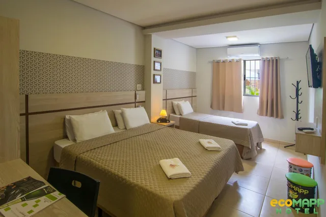 غرفة ثلاثية بسرير فردي، EcoMAPP Hotel 2/4