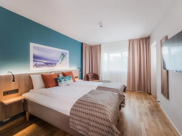 غرفة قياسية بسريرين منفصلين، Nordfjord Hotell 1/2