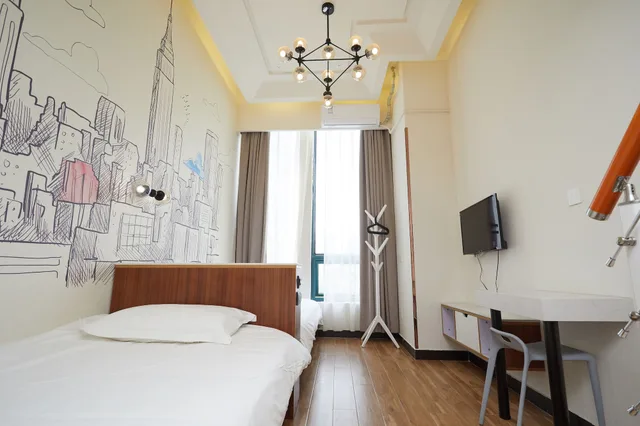 غرفة عائلية بسريرين منفصلين، Shanghai Meego Youth Hostel 1/6